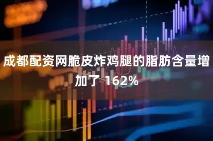 成都配资网脆皮炸鸡腿的脂肪含量增加了 162%