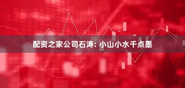 配资之家公司石涛: 小山小水千点墨